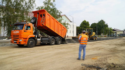 ГК «БелЗНАК» продолжила строительство парковочной стоянки в Борисовке