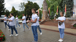 Врио губернатора Вячеслав Гладков принял участие в митинге ко Дню посёлка Борисовка