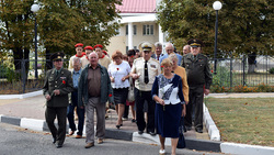 Военно-патриотическая акция «Вахта памяти» прошла в Хотмыжске Борисовского района