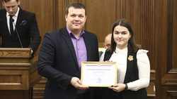 Анна Белоус из Борисовки оказалась в числе лучших студентов Белгородчины