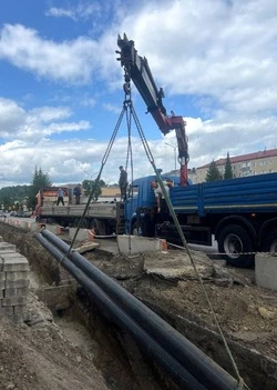 Специалисты заменили участок магистрального водовода в посёлке Борисовка 