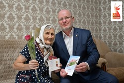 Три труженицы тыла из Белянского сельского поселения получили юбилейные медали к 80-летию Победы
