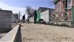 Работы по строительству тротуара на улице Грайворонской начались в Борисовке