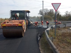 Специалисты завершили капитальный ремонт участка дороги по улице Песчаной посёлка Борисовка