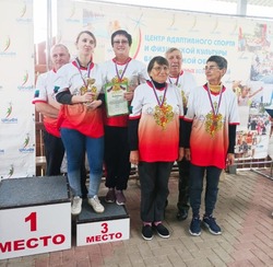 Борисовцы взяли третье место в турнире Белгородской области по туризму среди инвалидов по зрению