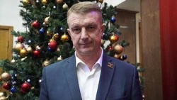 Владимир Переверзев поздравил жителей Борисовского округа с наступающим Новым годом