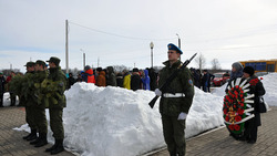 Митинг памяти танкистов прошёл в Борисовке