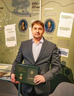 Виталий Буриков получил медаль Министерства природных ресурсов и экологии РФ «За содействие» 