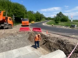 Главная улица села Крюково Борисовского округа обретёт  новую жизнь 