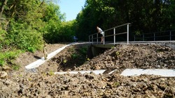 Ремонтные работы моста завершились в селе Зыбино Борисовского района