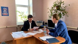Депутат Белгородской областной Думы Михаил Савченко провел приём граждан в Борисовке 15 марта 