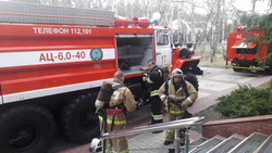 Борисовские пожарные ликвидировали условное возгорание в санатории «Красиво»