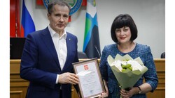 Врач Борисовской ЦРБ получила благодарность президента Российской Федерации