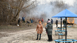 Субботник по очистке территории озера Баланда прошёл в Борисовке