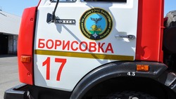 Сотрудники МЧС ликвидировали пожар в Борисовском районе