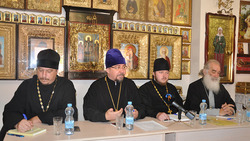 Священослужители обсудили сохранение культурного наследия Борисовского монастыря