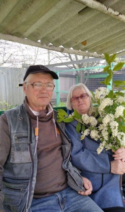 Владимир Константинович и Екатерина Сергеевна Мигуновы из Зыбино отметили золотой юбилей супружества