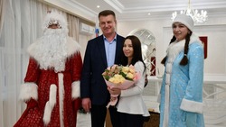 Борисовцы приняли поздравления от главы района в преддверии Нового года 