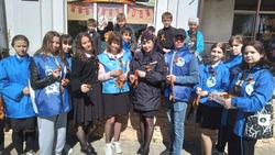 «Волонтёры Победы» провели Всероссийскую акцию «Георгиевская ленточка» в Борисовке