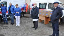 34 борисовских медика получили подарки от «Единой России»