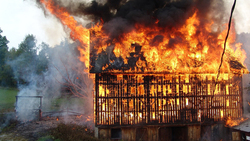 Возгорание сарая произошло в Борисовке