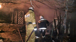 Огонь повредил кровлю сарая в селе Акулиновка Борисовского района