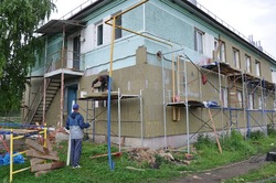 Капитальный ремонт бывших общежитий продолжился в Борисовском районе
