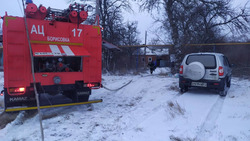 Сотрудники МЧС ликвидировали пожар в Борисовском районе