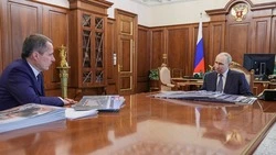 Президент РФ Владимир Путин провёл личную встречу с Вячеславом Гладковым  