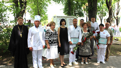 Борисовцы приняли участие в открытии Аллеи Славы медицинских работников