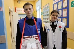 Педагоги и учащиеся Борисовской  ООШ №4 присоединились к  акции  «Красная гвоздика»