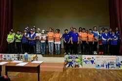 Борисовские школьники приняли участие в муниципальном этапе конкурса «Безопасное колесо» 