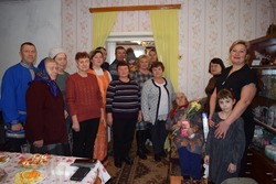 Долгожительница из села Грузское Борисовского района Нина Марковна Чернова отметила значимый юбилей