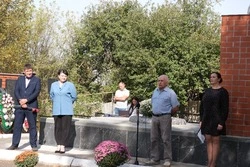 Братскую могилу советских воинов открыли в селе Зыбино Борисовского района после реконструкции 
