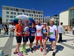 Борисовцы стали призёрами Губкинского полумарафона