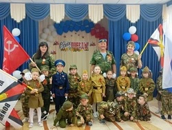 Парад Победы прошёл в Центре  развития ребёнка - детском  саду  «Сказка»
