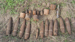 Белгородские спасатели обнаружили боеприпасы времён ВОВ