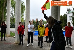Легкоатлетическая эстафета ко Дню Победы прошла в Борисовке