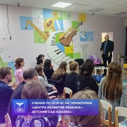 В Борисовском районе провели учения «Внимание всем!» по действиям при ЧС