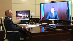 Президент провёл рабочую встречу по видеосвязи с главой региона Вячеславом Гладковым