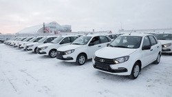 Участковые Белгородской области получили ключи от новых служебных машин