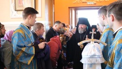 Епископ Софроний совершил литургию в Борисовском женском монастыре 