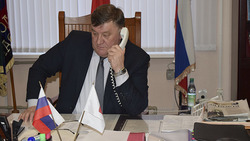 Глава администрации Борисовского района Николай Давыдов провёл «Прямую линию» с жителями