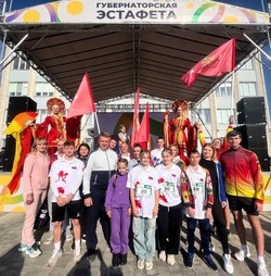 Команда Борисовского района приняла участие в легкоатлетического забеге «Губернаторская эстафета» 