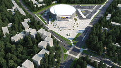 Власти выделят Белгороду 2 млрд рублей на строительство волейбольной арены