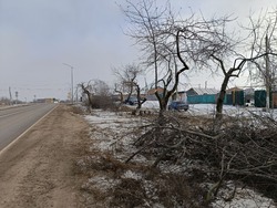 Бригада из Байцуров навела порядок вдоль автодороги в Стригуновском сельском поселении