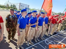 Юнармейский отряд «Обелиск» Стригуновской средней школы успешно принял участие в «Зарнице 2.0»